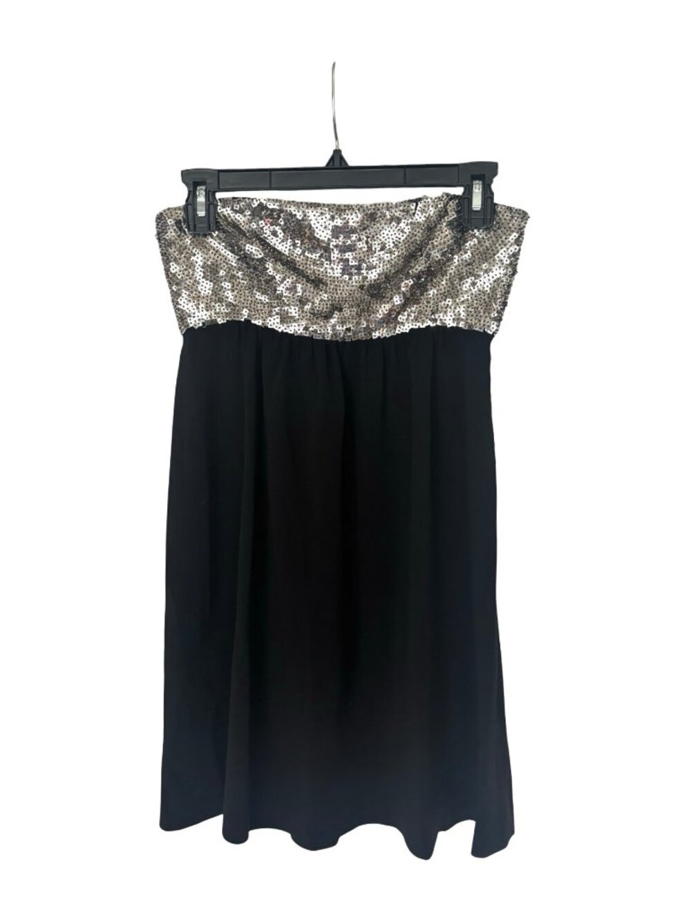 Theory Lensley Strapless Mini Dress Silver Sequins Size 0 New